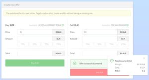 StellarTerm Trade Completed